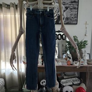 Abercrombie & Fitch Men's Dark Blue Skinny Jeans